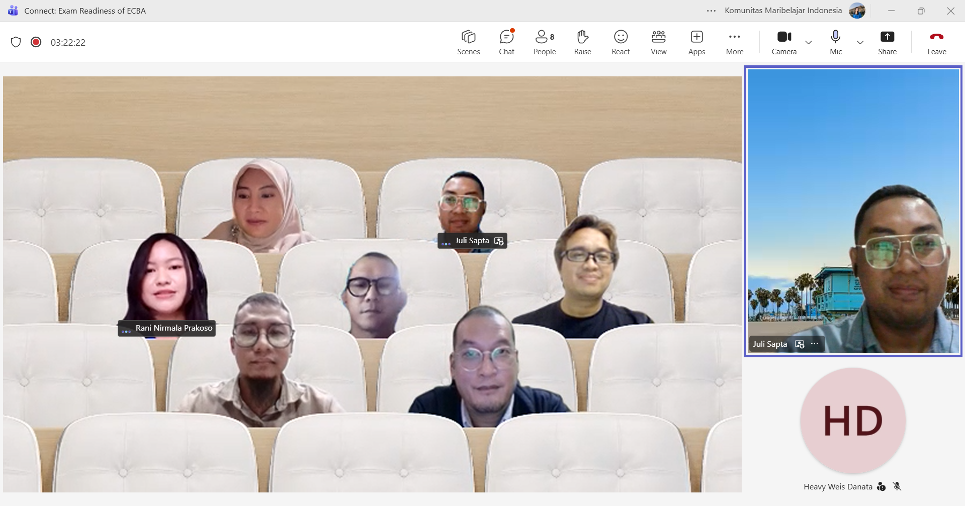 Gambar 1 Pelatihan ECBA